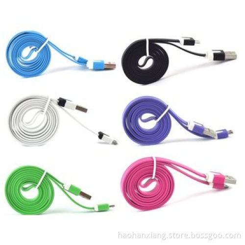 PVC Noodle Cable for Samsung/HTC/Blackberry